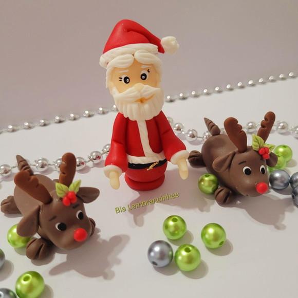 Mini Papai Noel e Renas