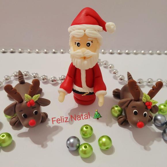 Mini Papai Noel e Renas