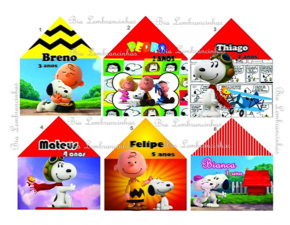 Mostruário Casa Cofre Snoopy