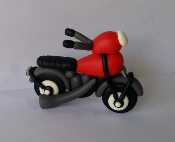 Moto ou Carro de Biscuit