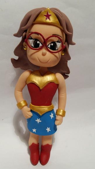 MULHER MARAVILHA DE BISCUIT