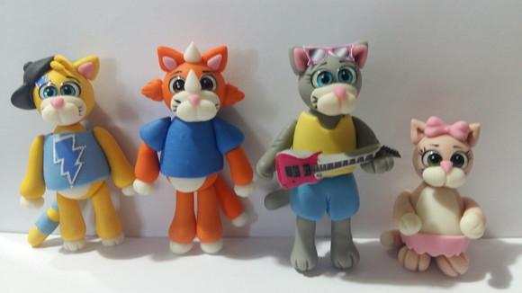Personagens 44 Gatos em Biscuit - Valor Unitário