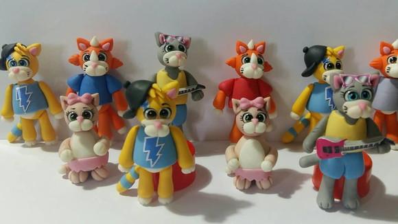Personagens 44 Gatos em Biscuit - Valor Unitário