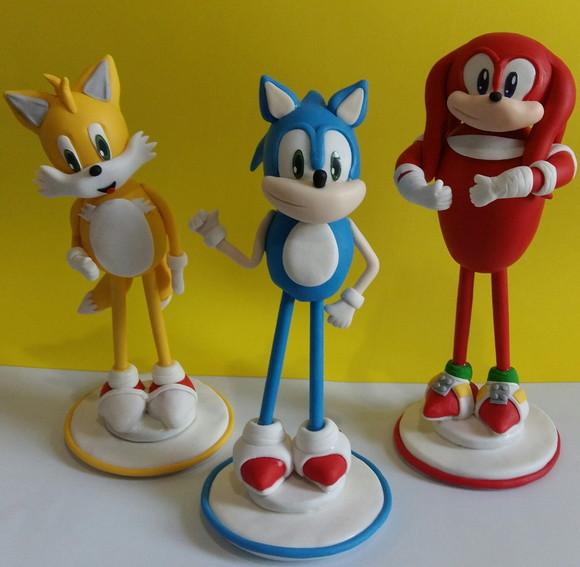 Personagens Sonic em Biscuit