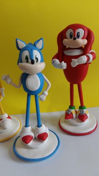 Personagens Sonic em Biscuit
