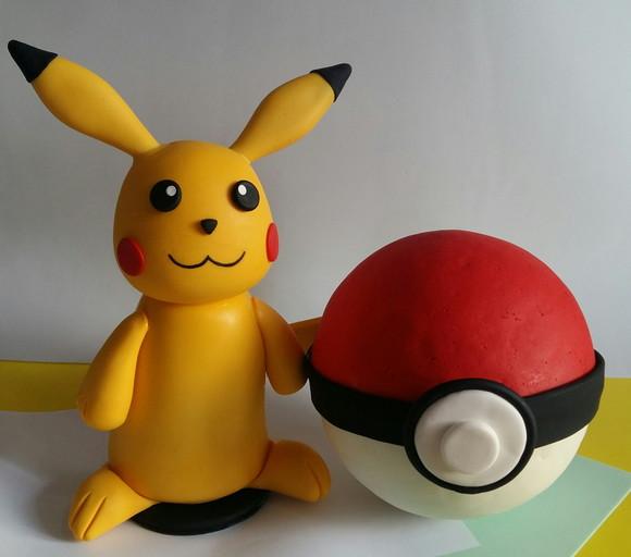 Picachu e Pokebola de Biscuit