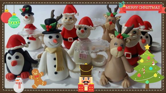 Porta doces de Natal