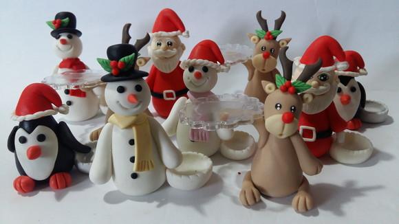 Porta doces de Natal