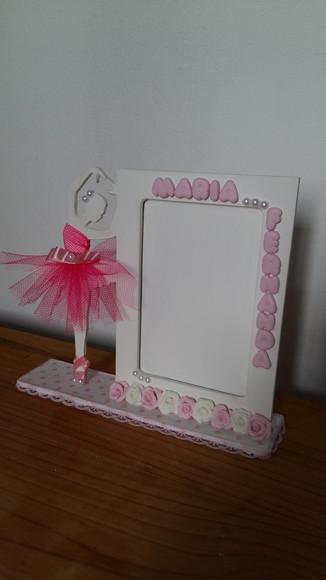 Porta Retrato Bailarina com Nome
