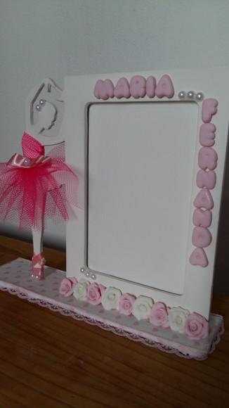 Porta Retrato Bailarina com Nome