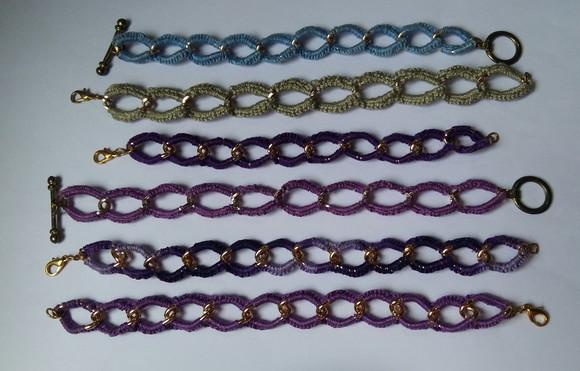 Pulseira de Croche