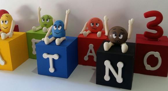 Topo Cubos M&ms