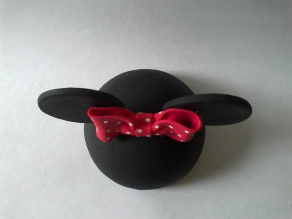 Topo de Bolo Minnie