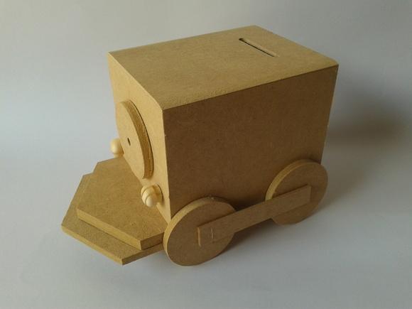 Trem Cofre Mdf Crú G - LIquidação