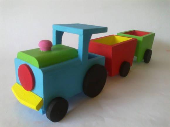 Trenzinho de MDF