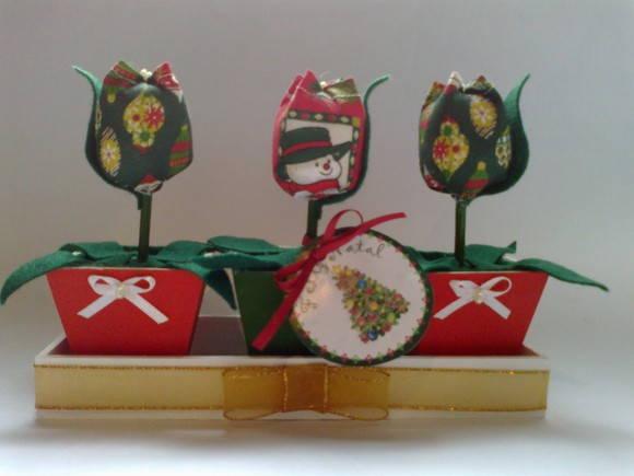 Trio de Vasinhos de Natal - ESGOTADO