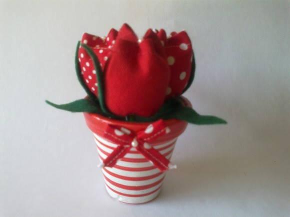 Vasinho de tulipa