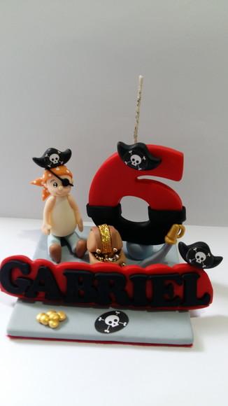 Vela Pirata com Nome
