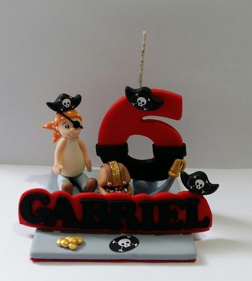 Vela Pirata com Nome