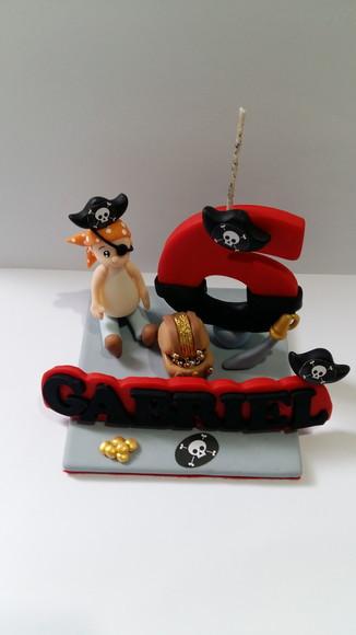 Vela Pirata com Nome