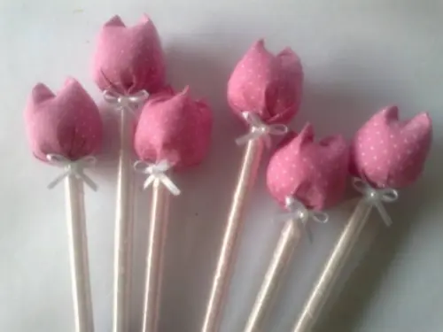 *caneta Tulipa Rosa* Promoção
