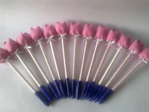 *caneta Tulipa Rosa* Promoção