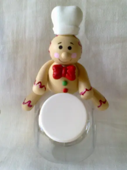 Baleiro Decorado com Biscuit