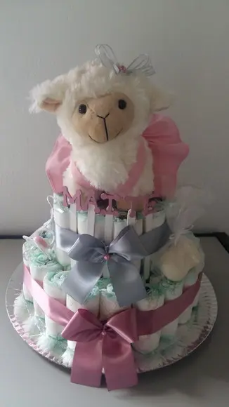 Bolo de Fraldas Ovelha