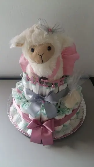 Bolo de Fraldas Ovelha