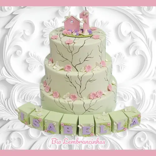 Bolo Jardim das Borboletas