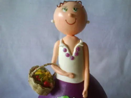 Boneca de Cabaça - ESGOTADO NÃO TEM MAIS