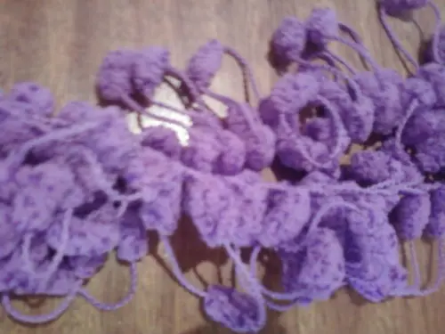 Cachecol Roxo Poá