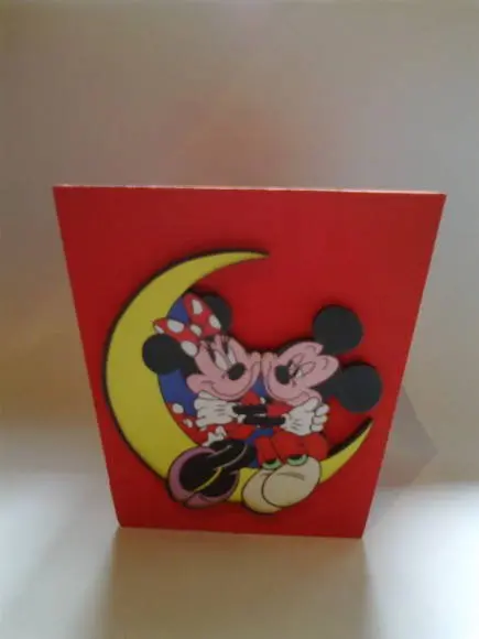 Cachepô Minnie e Mickey
