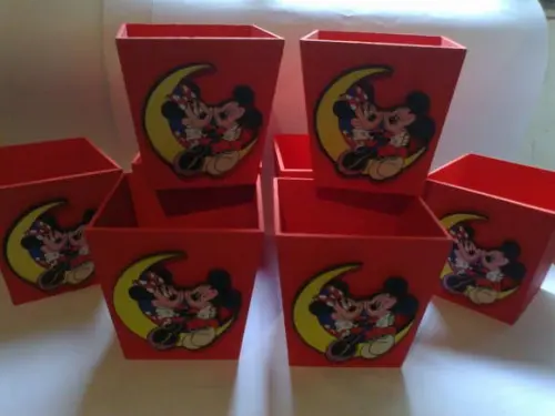 Cachepô Minnie e Mickey
