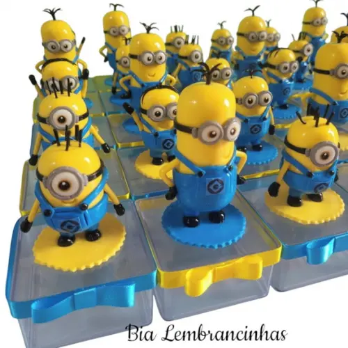 Caixa Acrilica Minions
