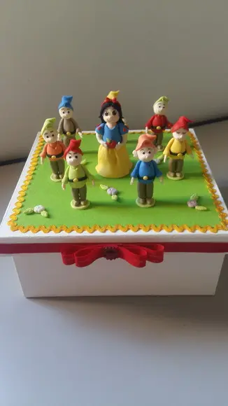 Caixa Cenário Branca de Neve