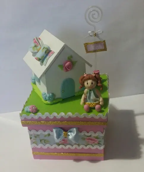 Caixa Cenário Casa De Boneca
