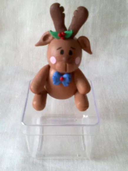 Caixinha Acrílica Decorada com Biscuit