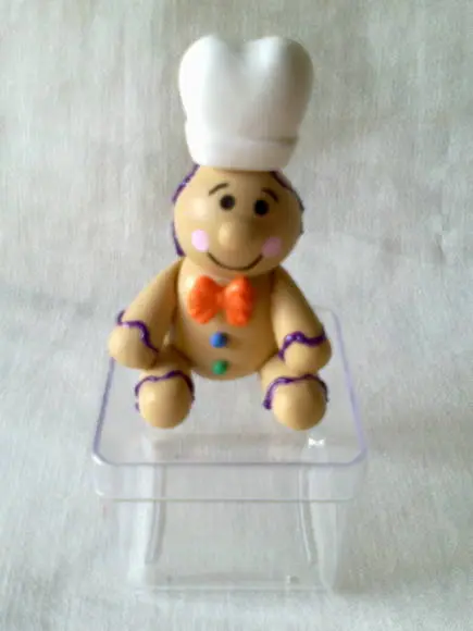 Caixinha Acrílica Decorada com Biscuit