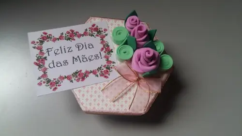 Caixinha Lembrancinha Dia das Mães