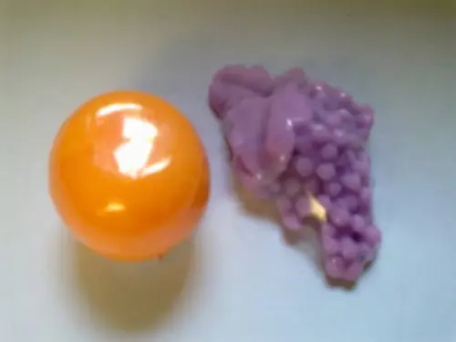 Caixote com Frutas de Sabonete