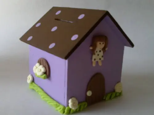 Casa Cofre - Tema Boneca de Pano
