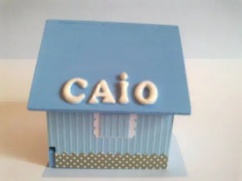 Casa Cofre de mdf