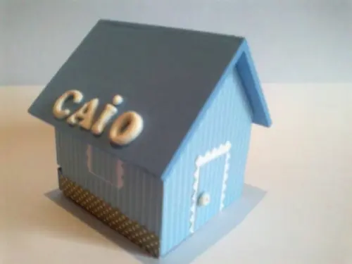Casa Cofre de mdf
