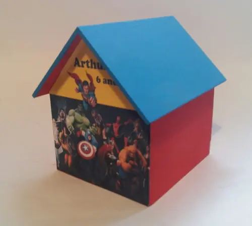 Casa Cofre em mdf G - Heróis da Marvel