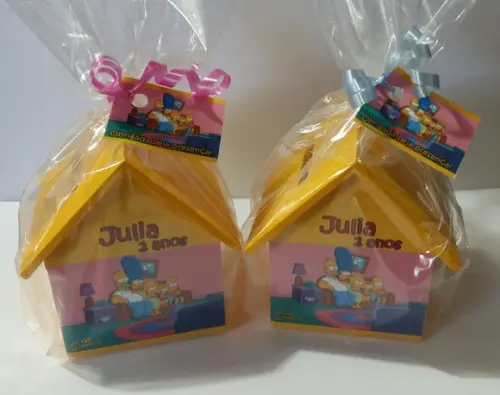 Casa Cofre Família Simpsons