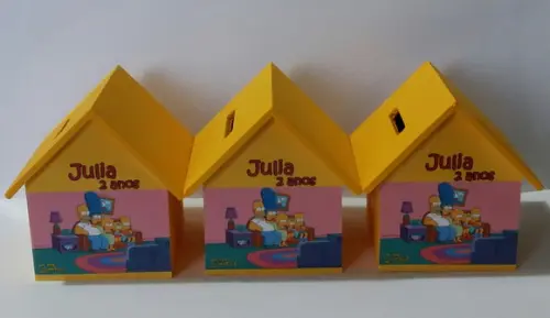 Casa Cofre Família Simpsons
