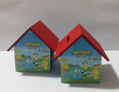 Casa Cofre Galinha Pintadinha