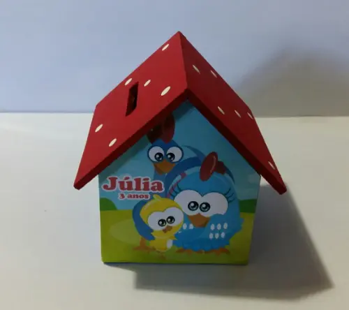 Casa Cofre Galinha Pintadinha