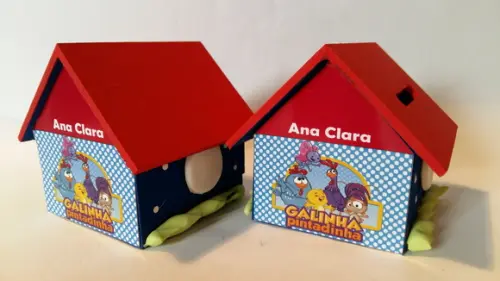 Casa Cofre Galinha Pintadinha